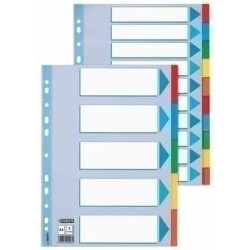 divisori esselte 20 pz. 6 colori a4 [100192]