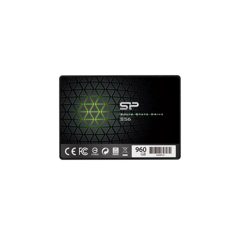 ssd 120gb silicon power sata iii s56 black nand [sp120gbss3s56b25]