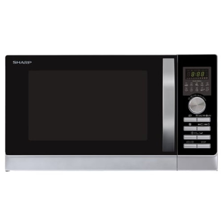 microonde sharp r843inw silver-nero [r843inw]