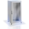 armadio rack techly 19'' a pavimento 42u grigio ip55 porta