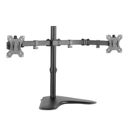 supporto monitor logilink base da tavolo per monitor doppio 13-32"