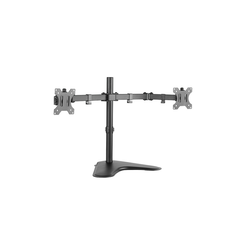 supporto monitor logilink base da tavolo per monitor doppio 13-32"
