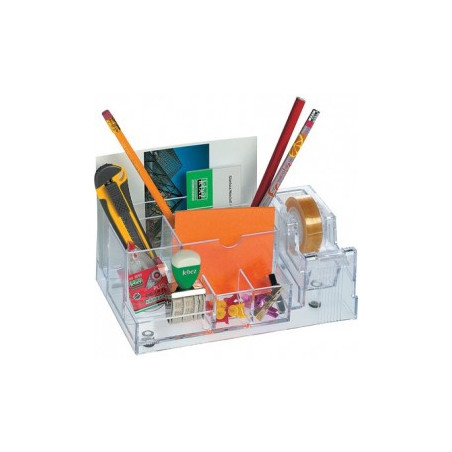 Desk organizer lebez in abs con dispenser [1737-t]