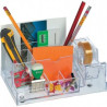 Desk organizer lebez in abs con dispenser [1737-t]
