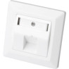 supporto per keystone 1 scomparto digitus professional dn-93811