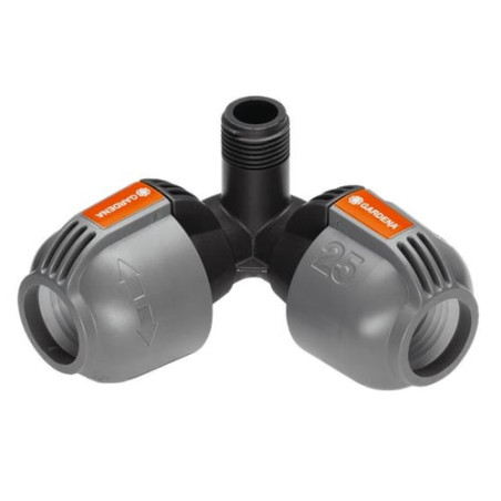 Adattatore gardena winkel l-stck 25 mm x 1/2" ag pompe di