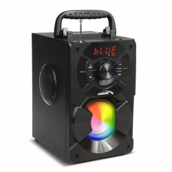 altoparlante audiocore bluetooth con telecomando nero [ugauibbtauac730]