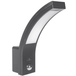 lampada led maclean con sensore di movimento 750lm/10w/grigio [mce244g]