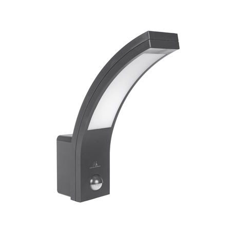 lampada led maclean con sensore di movimento 750lm/10w/grigio [mce244g]