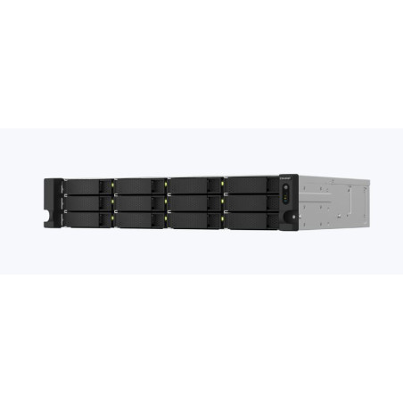 server qnap ts-1264u-rp-8g argento/nero [ts-1264u-rp-8g]