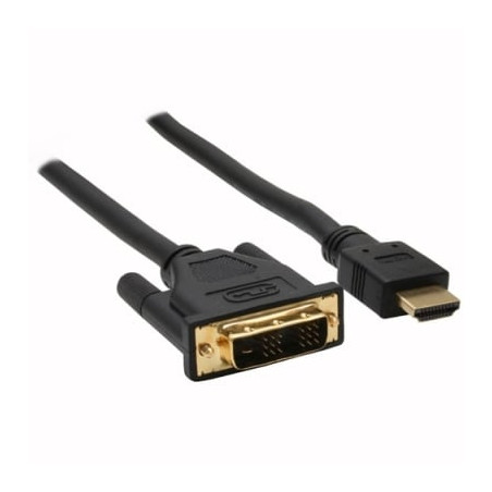 Cavo hdmi inline hdmi (a) dvi-d (18+1) 3.0 m nero