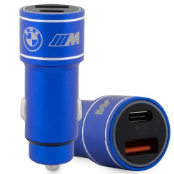 alimentatore da auto bmw m edition 20w pd-qc 3.0 fast blu [azbmwtlbmw00638]