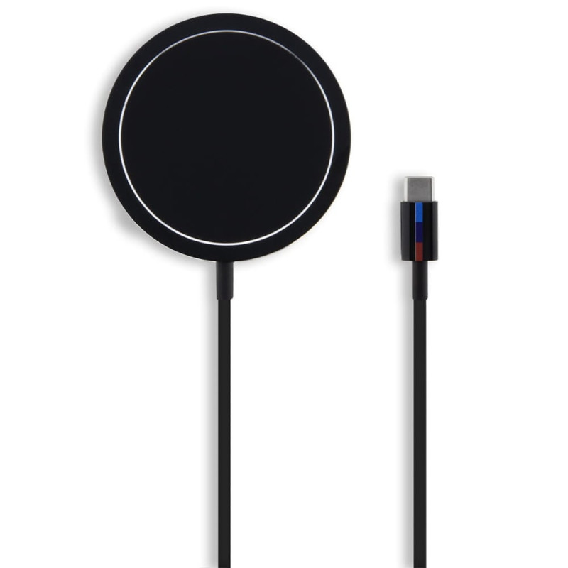 caricabatterie bmw w magsafe wireless ad induzione 15w nero [azbmwtlbmw00636]