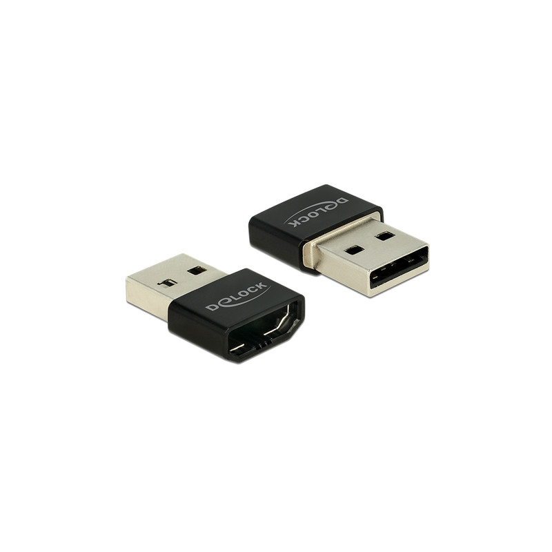 Adattatore hdmi delock 65680 usb 2.0 / hdmi nero