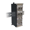 scatola di distribuzione oem keystone 8 porte per guida din e montaggio