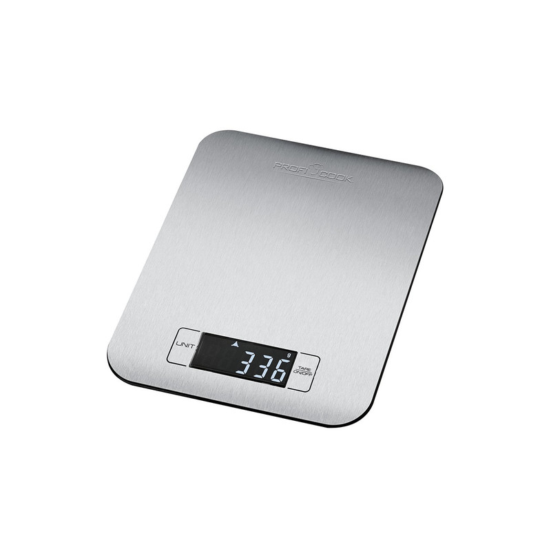 Bilancia da cucina profi cook pc-kw 1061 argento/nero