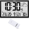 stazione meteorologica greenblue gb218 wireless con termometro nero