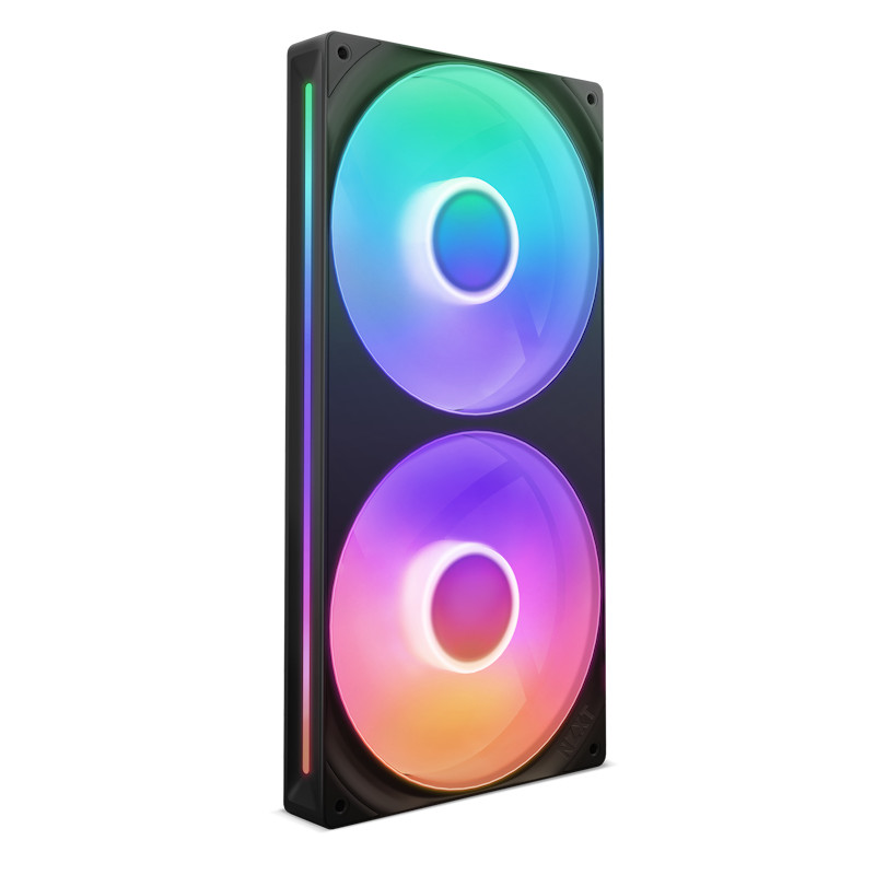 ventola 280x140x26mm nzxt f280 rgb nero [rf-u28hf-b1]