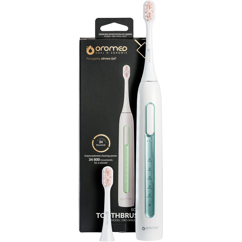 spazzolino oromed sonico ad ultrasuoni oro-smile mint [oro-smile