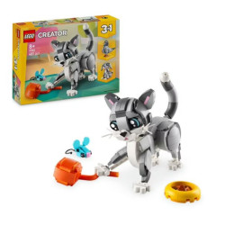 lego creator il gatto giocoso multicolore 407pz [31163]