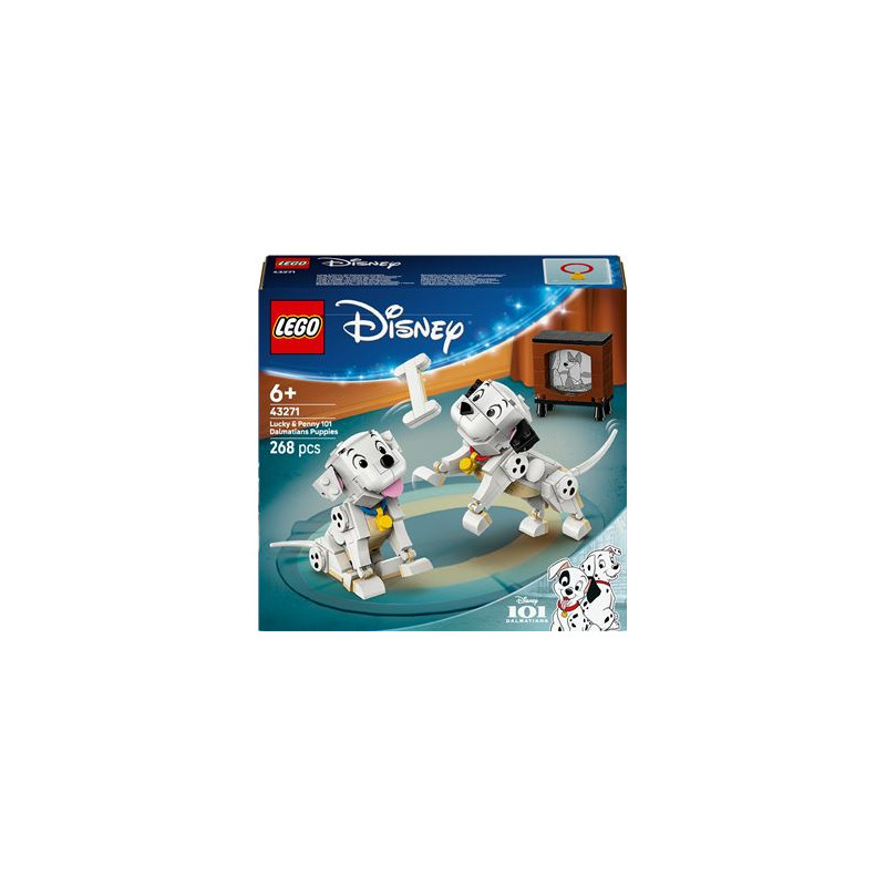set di costruzione lego disney 43271 lucky e penny - cucciolo