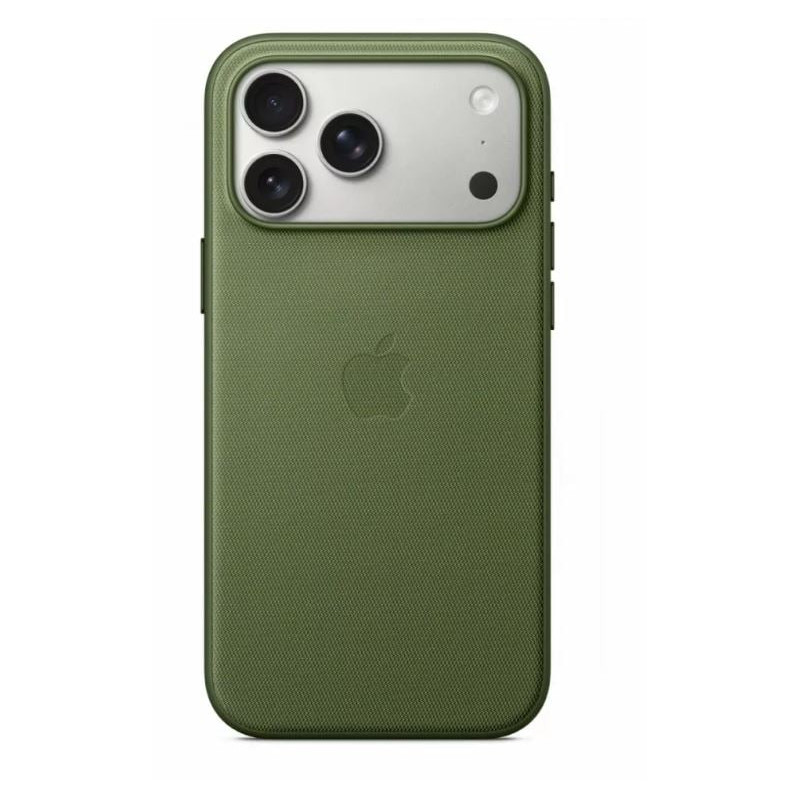custodia apple techwoven con magsafe per iphone 17 pro max verde