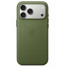custodia apple techwoven con magsafe per iphone 17 pro max verde