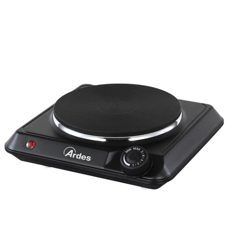 fornello elettrico ardes arfoel04 1500w 1 piastra nero [arfoel04]