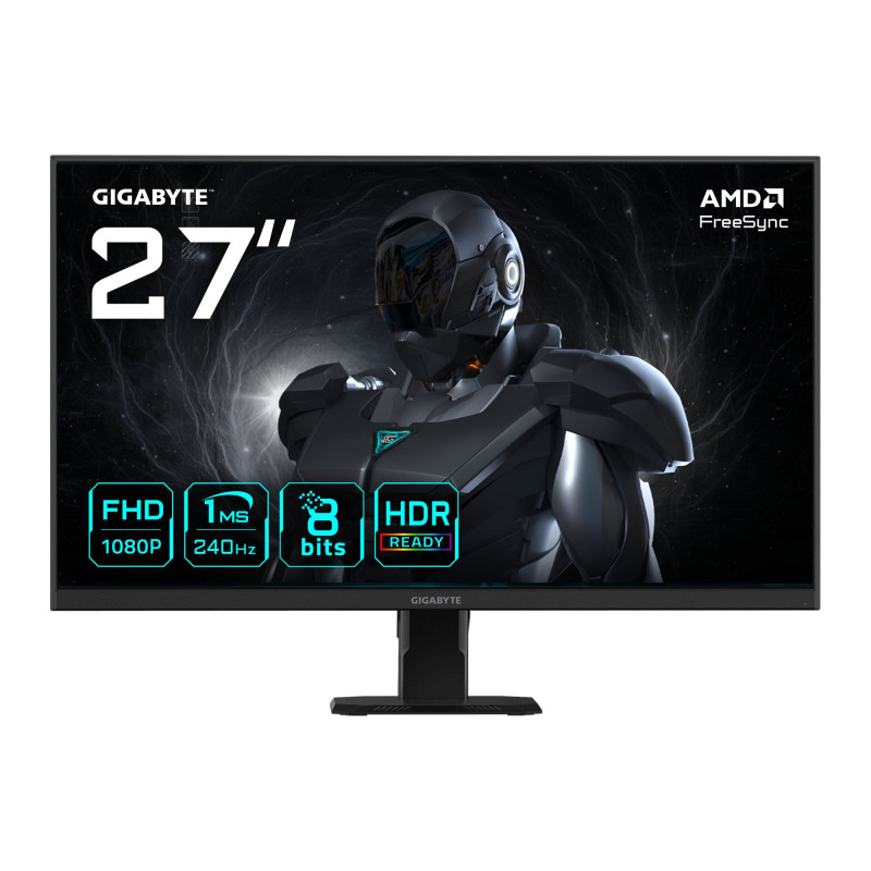 monitor led 27" gigabyte gs27f2 gaming full hd 1920x1080p 1ms