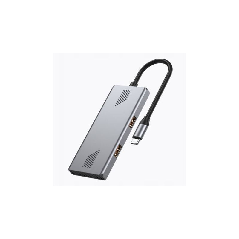 hub usb gembird uhb-cm-u310-a2c2-01 usb 3.2 tipo