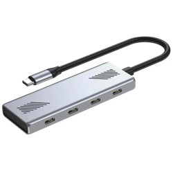 hub usb gembird uhb-cm-u310-c4-01 usb 3.2 tipo c