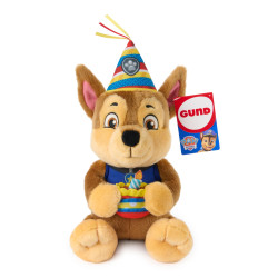 peluche spin master paw patrol gund compleanno di chase 23cm multicolore