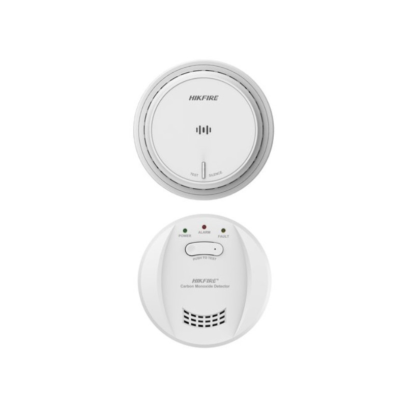 kit monossido + fumo hikvision ine418 hikfire bianco