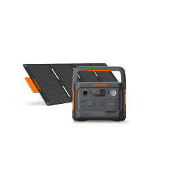generatore solare power station jackery explorer 288wh nero/arancione