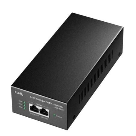 iniettore cudy poe400x gigabit poe/poe+/poe 90w 10g 90m nero