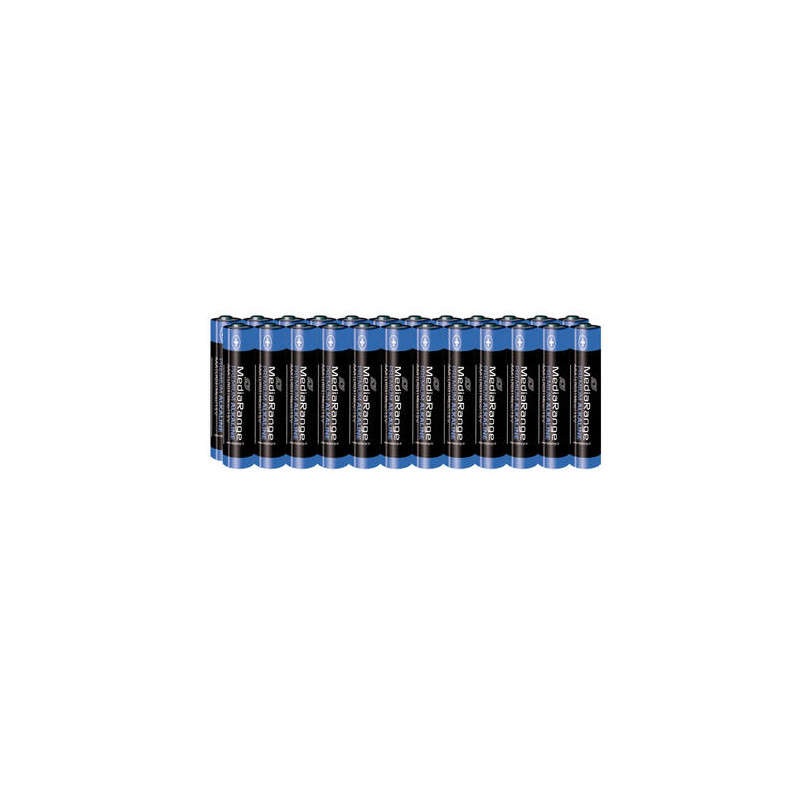 pila mediarange 24 pz. premium aaa mini stilo (alkaline/lr03) [mrbatterie