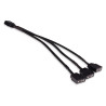 cavo alphacool splitter y rgb 3pin a 3x3pin 15cm nero [18709]
