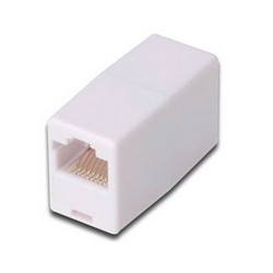 rj45 coupling 1-1 cat5e whiite [6959]