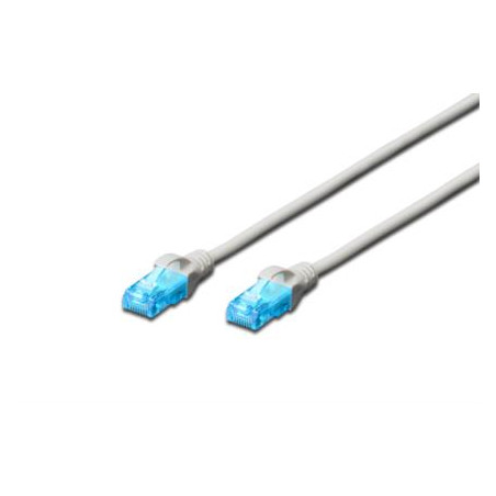 patchkabel digitus rj45 u/utp cat5e 7.00m grau hebelschutz [dk-1512-070]