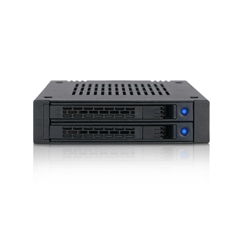 backplane icybox 2x 2.5'' sata/sas su 3.5" hdd/ssd [mb742sp-b]