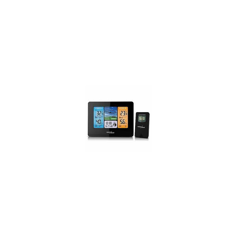stazione meteo greenblue wireless con sistema dcf [gb526]