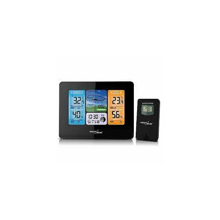 stazione meteo greenblue wireless con sistema dcf [gb526]
