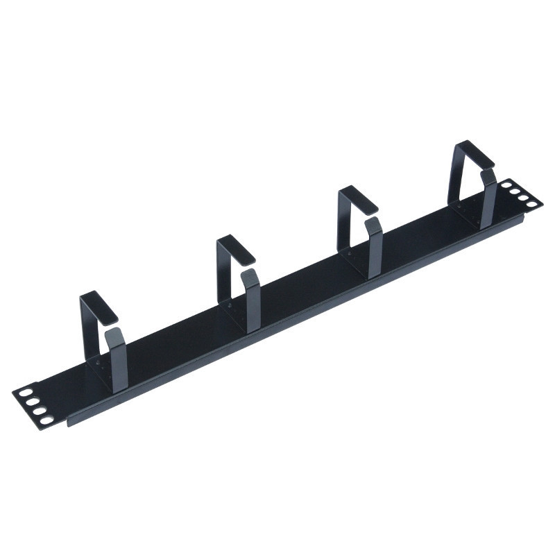 pannello passacavi wp europe 1u in metallo nero [wpn-acm-001-b]