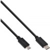 Cavo usb inline usb 2.0 type c a type micro-b (5pin) nero 0,5m