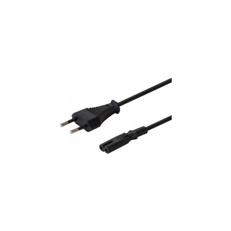 cavo di alimentazione savio cl-97z pacchetto a 2 pin 1.2m nero