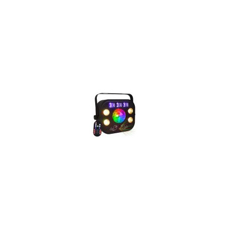 effetto luce light4me wash strobo led uv multifase 4in1 60w [5908249810655]