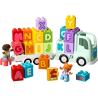 gioco da costruzione lego camion dell'alfabeto con minifigurina