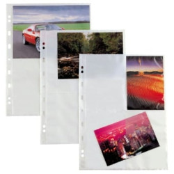 Buste forate sei rota 10 pz. porta 8 foto 10x15cm [662501]