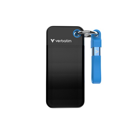 ssd esterno 1tb verbatim pocket usb 3.2 gen 2 nero/blu [32191]