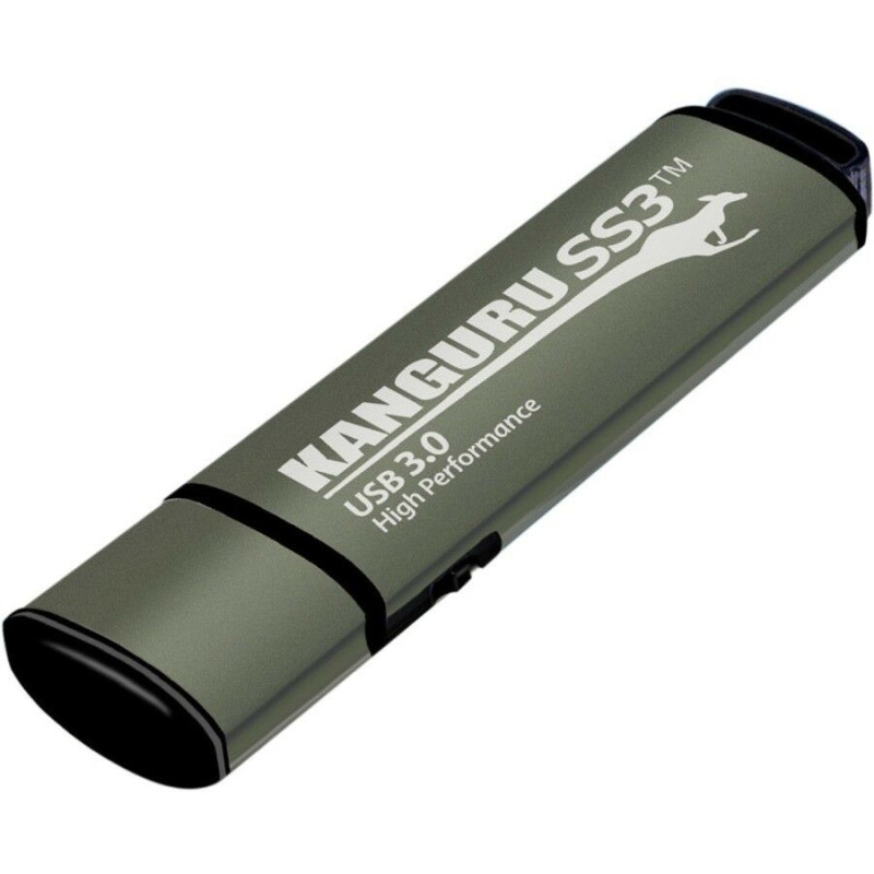 pen drive 256gb kanguro ss3 usb 3.2 gen 1 verde [kf3wp-256g]